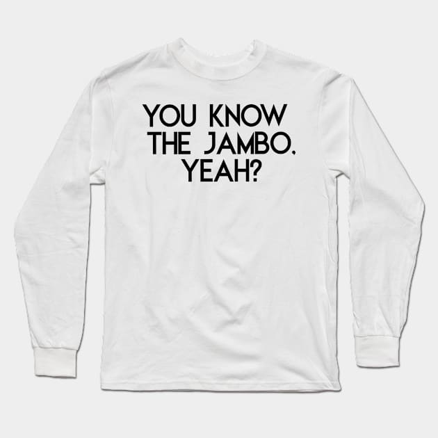 JAMBO The Secret Soldiers (black) Long Sleeve T-Shirt by Cataraga